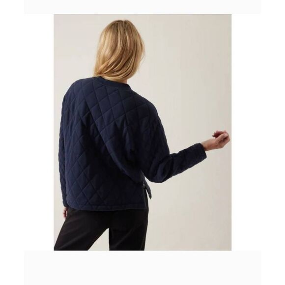 New with tags Athleta retroplush quilted crew nexk sweatshirt xs - Picture 6 of 8